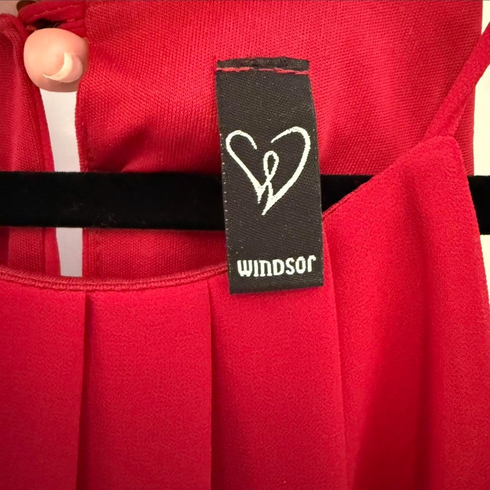 Windsor Red Mini Dress - Picture 2 of 4